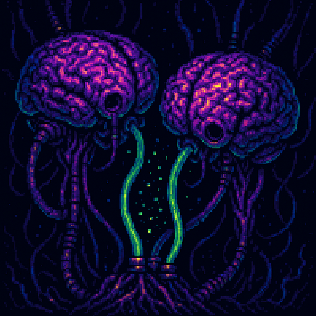 Two Brains - Neural network pattern for flow inheritance in CNStra